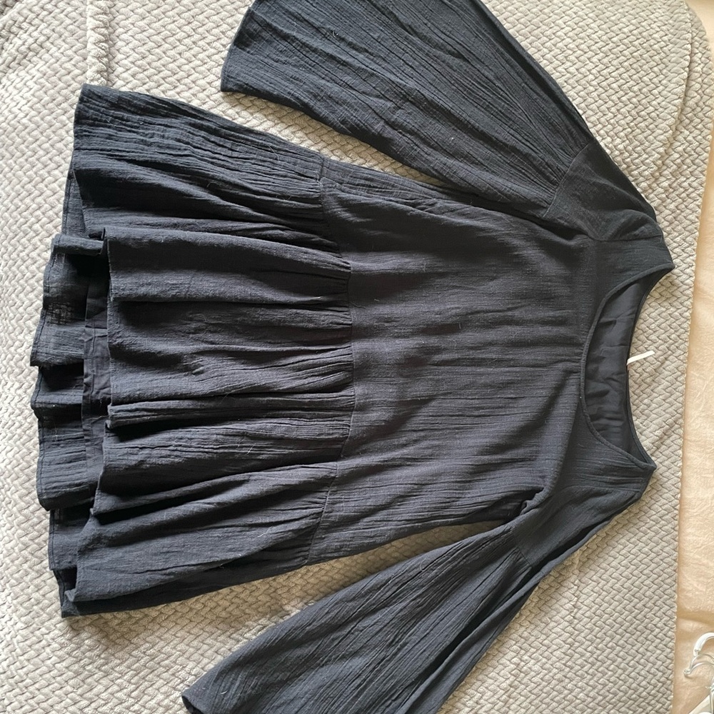 Free People Kyleigh Mini dress. Black